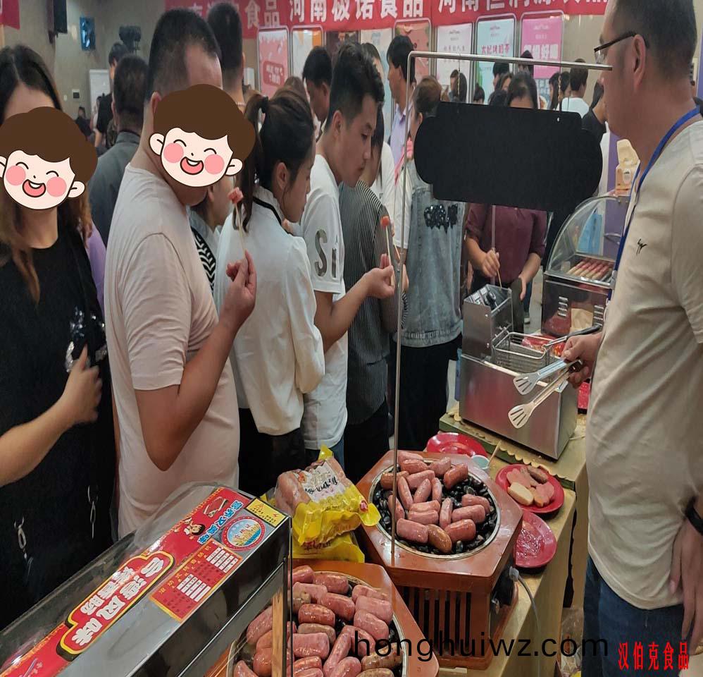 漢伯(bo)尅石鍋烤腸菏澤活動現場