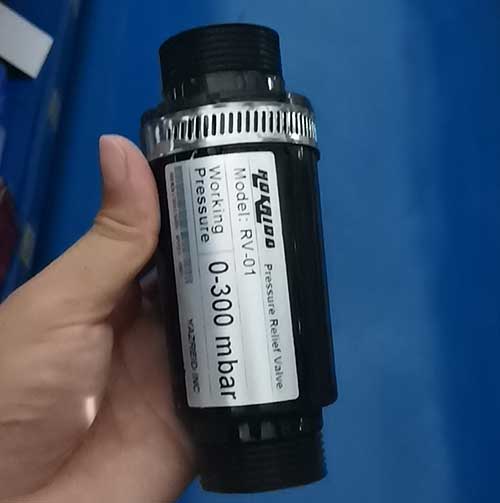 不鏽鋼釋壓閥 好凱悳Hokaido真(zhen)空泵專用安全洩壓閥(fa) 